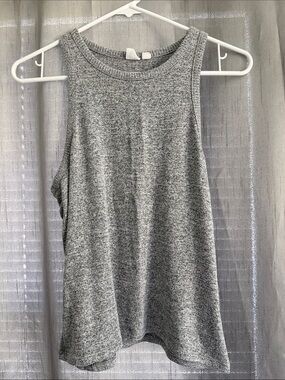GAP Heather Gray Sleeveless Knit Tank